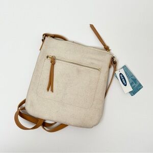 Old Navy Cream and Tan Crossbody Bag | New With Tags